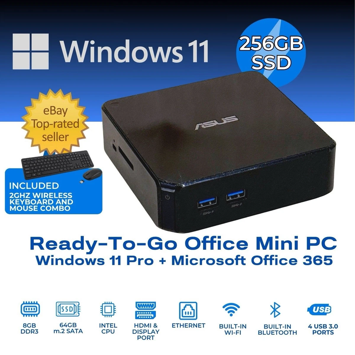 ASUS Windows 8 GB RAM PC Desktops & All-In-One Computers for sale