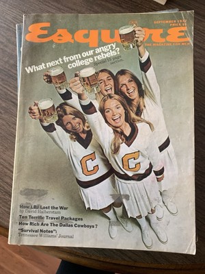 Esquire Magazine Lot 1972-1974. 6 Issues Total