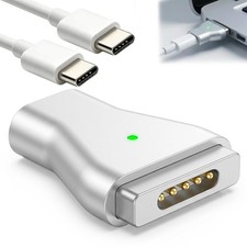 USB C to Magnet Adapter Set for MagSafe 2, PD Charging Converter from