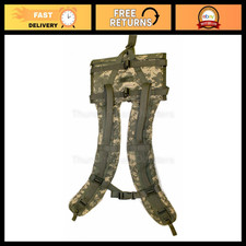 Adjustable Rucksack Shoulder Straps, Tactical Backpack Harness, ACU Camo Gear