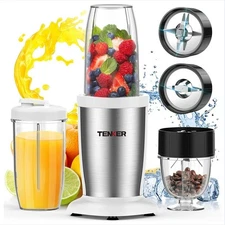 900Watt Portable Blender for Shakes and Smoothies, 6 Blades Blender for Kitchen