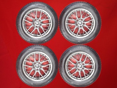 JDM 4BookSET for BMW Bridgestone BS BriZack DM-V3 225/60R17 99Q MSW Al No Tires