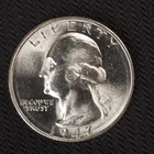 1947 *S* WASHINGTON SLVER QUARTER DOLLAR **NICE UNC COIN** FREE SHIPPING! C3597