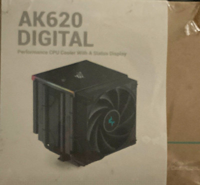 Deepcool AK620 DIGITAL Dual Tower CPU Cooler w/ Status Display 120mm LGA1700