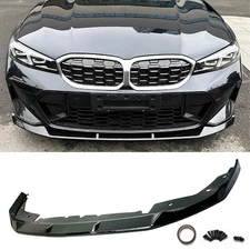 Fits 2023-25 BMW G20 M340i M Performance 2PC Front Bumper Lip Gloss Black style