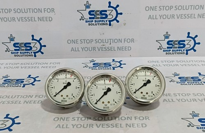 #ad #ad Wika 213.53.063 Liquied Filled Pressure Gauge 0 6bar G1 4quot; Manometer Unused New $99.99