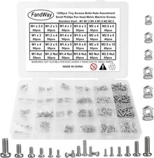 1200Pcs Very Small Screws Set,Tiny Micro Repair Screws Nuts Kit,304 Stainless St