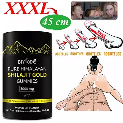 NATURE’S ELIXIR Himalayan Shilajit GOLD Gummies Organic Extremely Effective 3000mg Fulvic Acid
