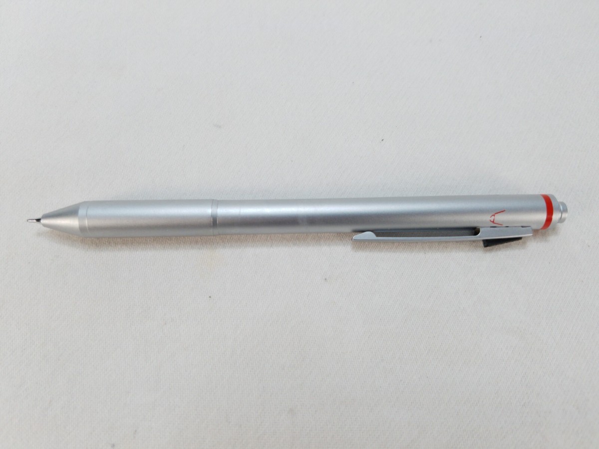 Rotring Trio Pen Silver Barrel. Blue, Red and .5 Mechanical Pencil
