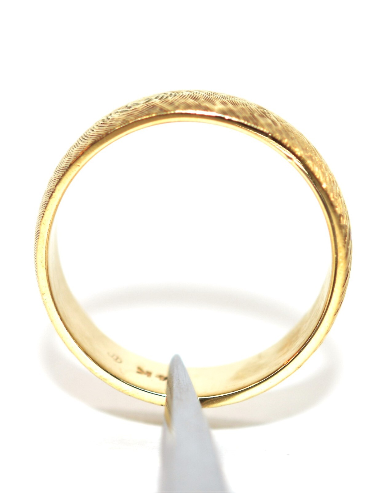 14K Solid Gold Ring Band Ring Wedding Band Weddin… - image 3