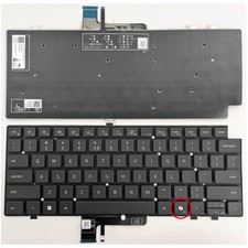 For Dell Latitude 7440 7450 7640 7650 2-in-1 Laptop Backlit Keyboard Replacement
