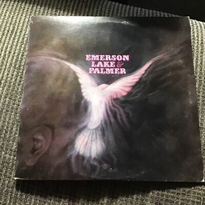 EMERSON, LAKE & PALMER 1971 SELF-TITLED LP COTILLION PRINT 6TRX