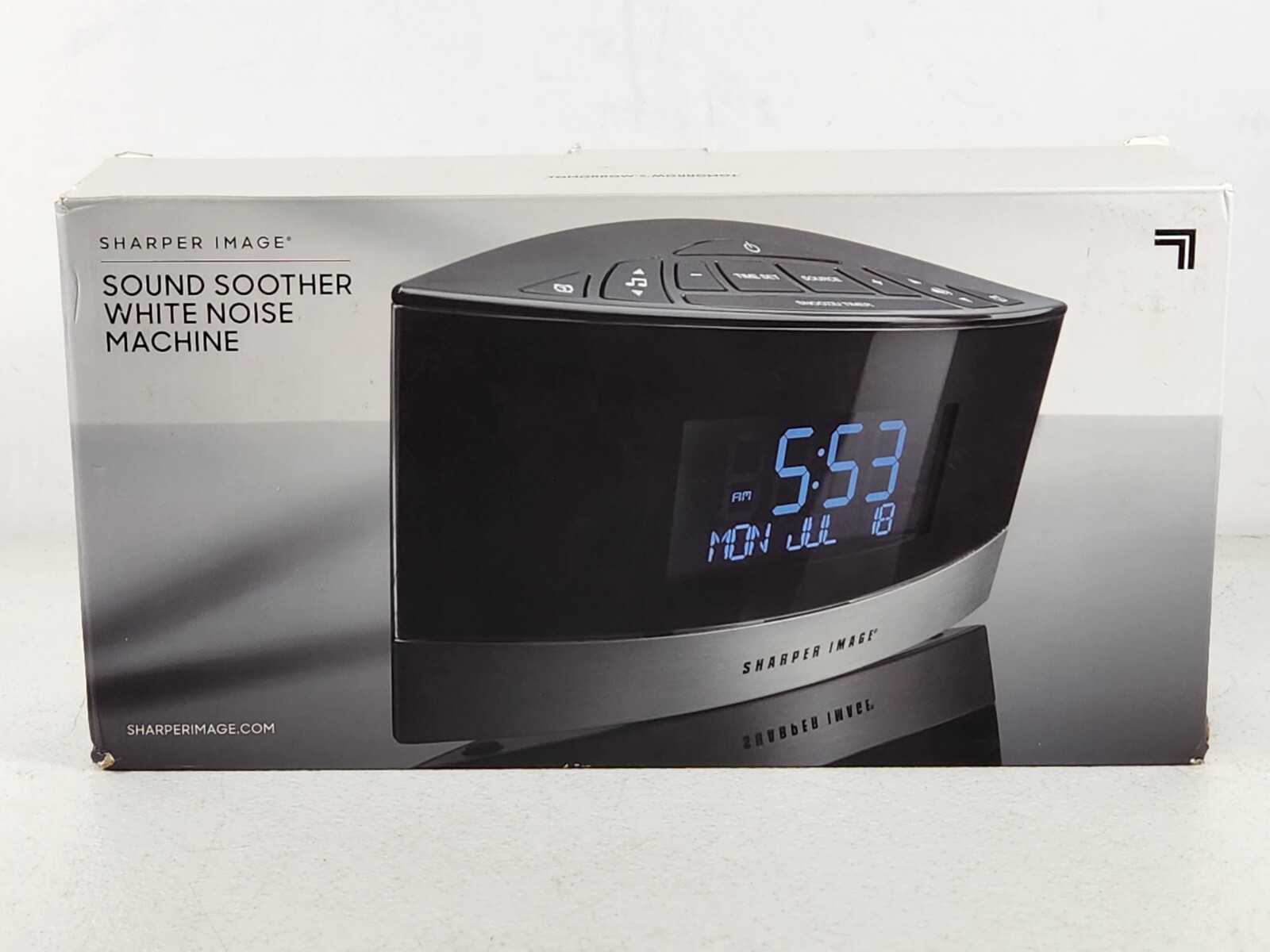 Sharper Image Sound Soother White Noise Machine & Radio Alarm Clock
