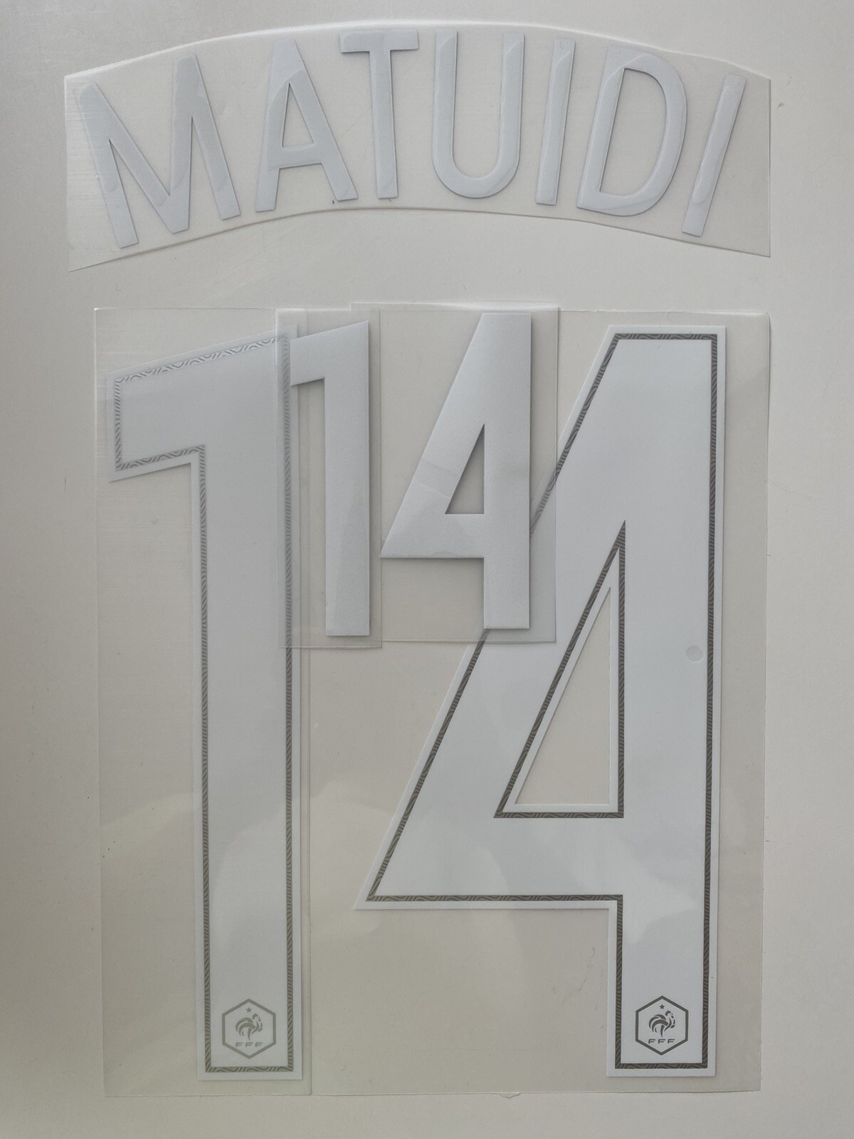 Flocage France football Matuidi 2016 bleu blanc marquage maillot adulte