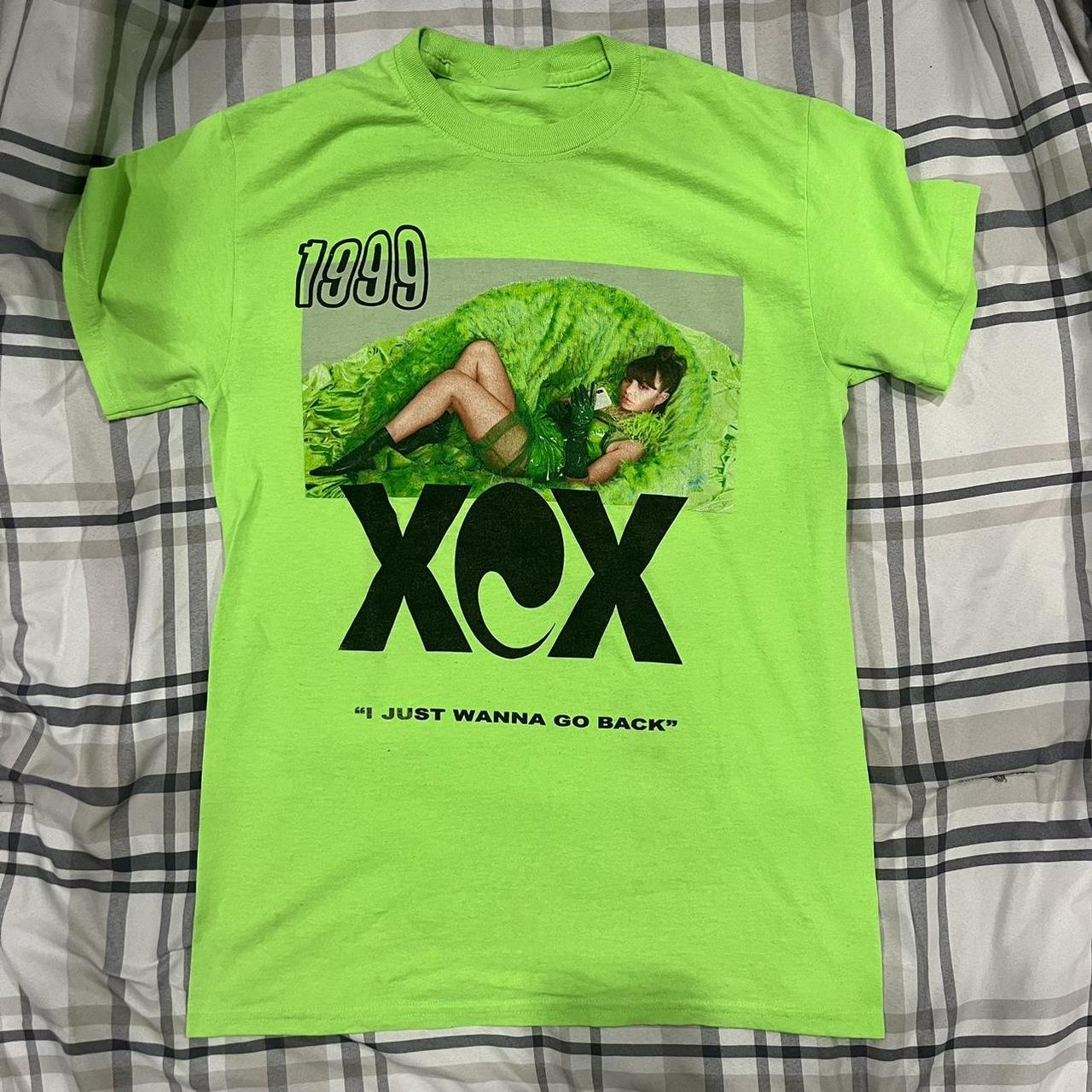 CHARLI XCX I Just Wanna Go Back Gift For Fan S to 5XL Green T-shirt