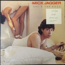 Mick Jagger She's The Boss Vinyl Record LP VG/VG CBS86310 1985