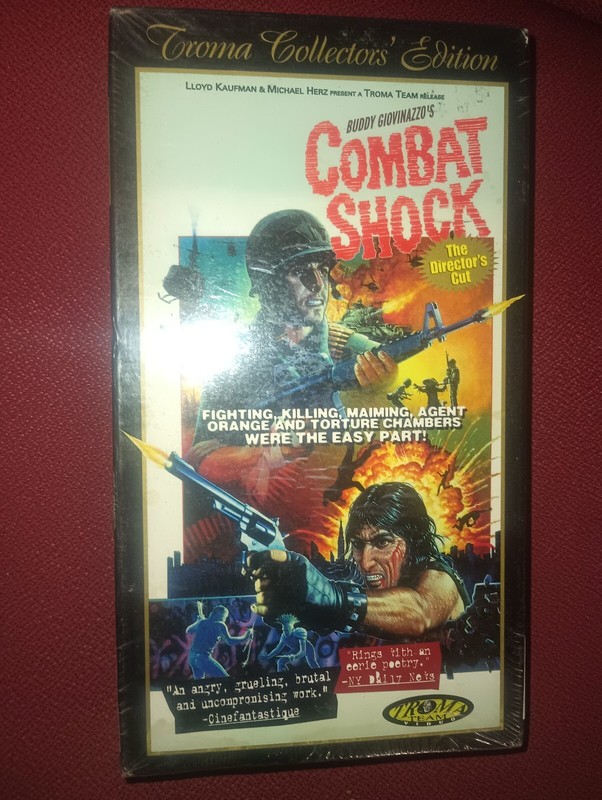 Combat Shock VHS 1997 Troma Collector's Edition Buddy Giovinazzo Factory Sealed