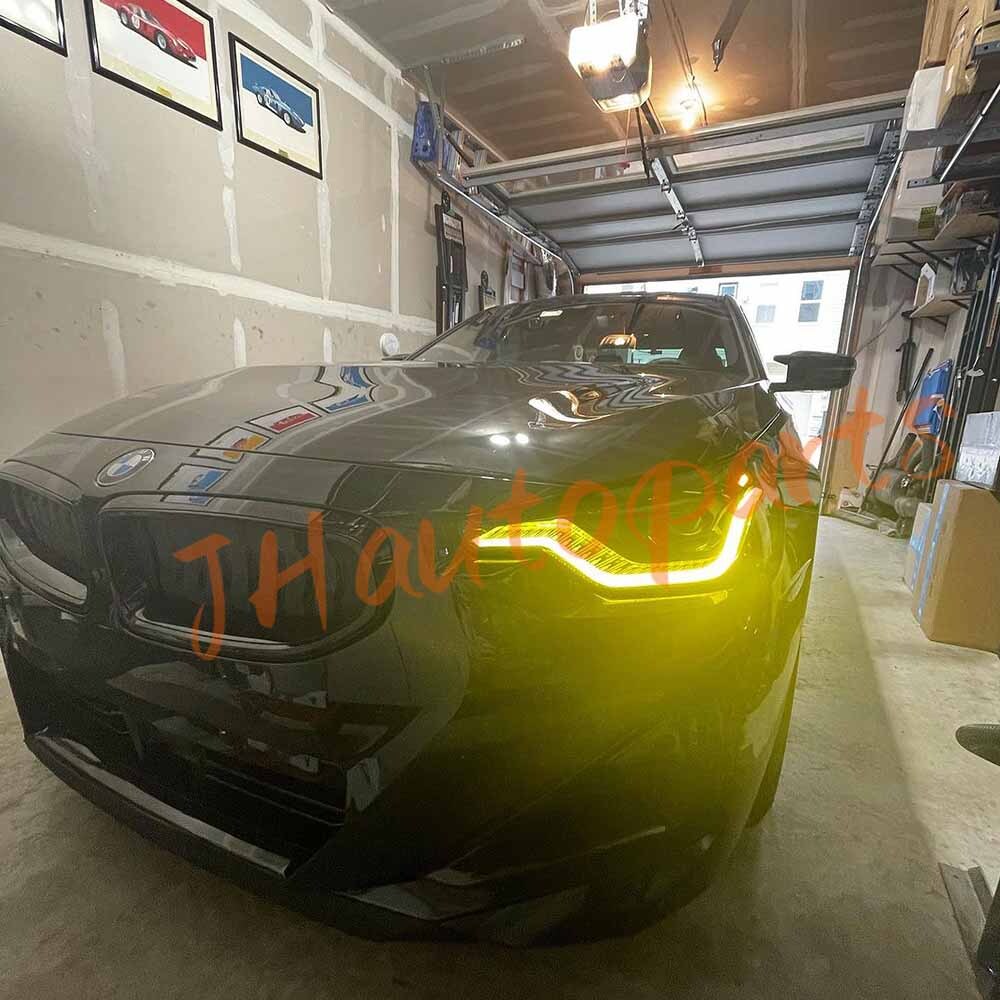Yellow DRL For 23-24 BMW G87 M2G42 230i M240i Daytime Running Light LED ...