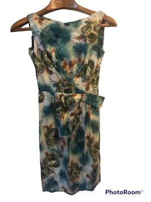 vintage Levy s of Memphis v-neck floral wrap dress with now. No Size tags. Glam