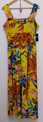 Vince Camuto Multi Color Halter Top Floral Square Neck Dress Size Large | eBay Vince Camuto Multi Color Halter Top Floral Square Neck Dress Size Large | eBay
