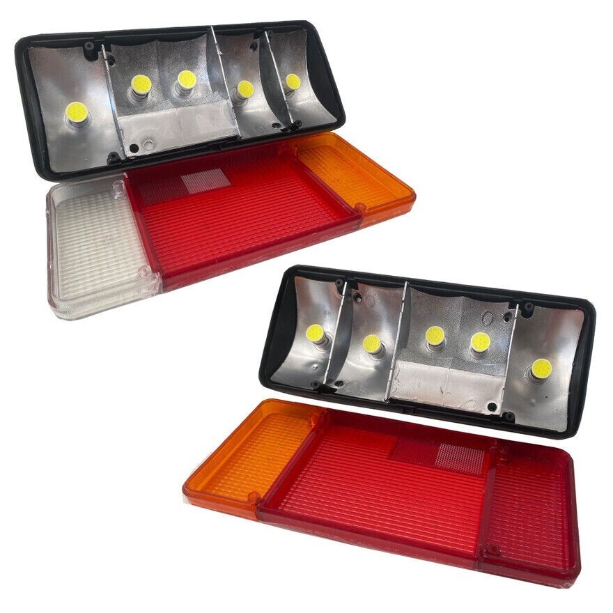 Set 2 Fanali Posteriori Per Ducato, Boxer, Jumper, Daily - Compatibili Con Modelli 1994-2005, Sinistro E Destro