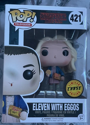 Funko Pop! Vinyl: Stranger Things - Eleven with Eggos (Chase) #421
