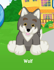 Webkinz Wolf Virtual Adoption Code Only  Messaged  Webkinz Wolf Original Pet 