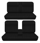 Fits 1966 Lincoln Continental sedan Front and Rear seat covers black cotton