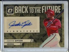 Justin Upton 2016 Donruss Optic Gold Vinyl Superfractor Autograph #1/1