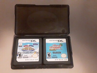 Virtual Villagers & Mario & Sonic Olympic Winter Games Nintendo DS, 2009 Tested