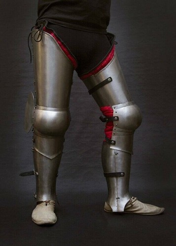 Combinaison médiévale demi-corps armure en acier 18GA