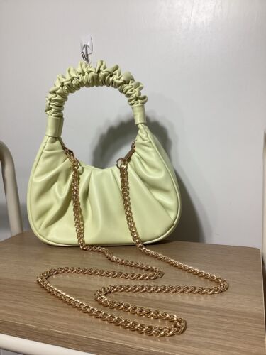 Forever 21 Ruched Crescent Crossbody Bag  - Picture 1 of 15