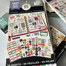 Me  My Big Ideas Create 365 Happy Planner Sticker Value Pack-Basics, 1829/Pkg
