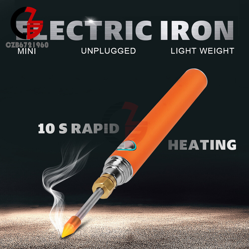 Portable Cordless Soldering Iron Rechargeable Soldering Station Solder Tips Set