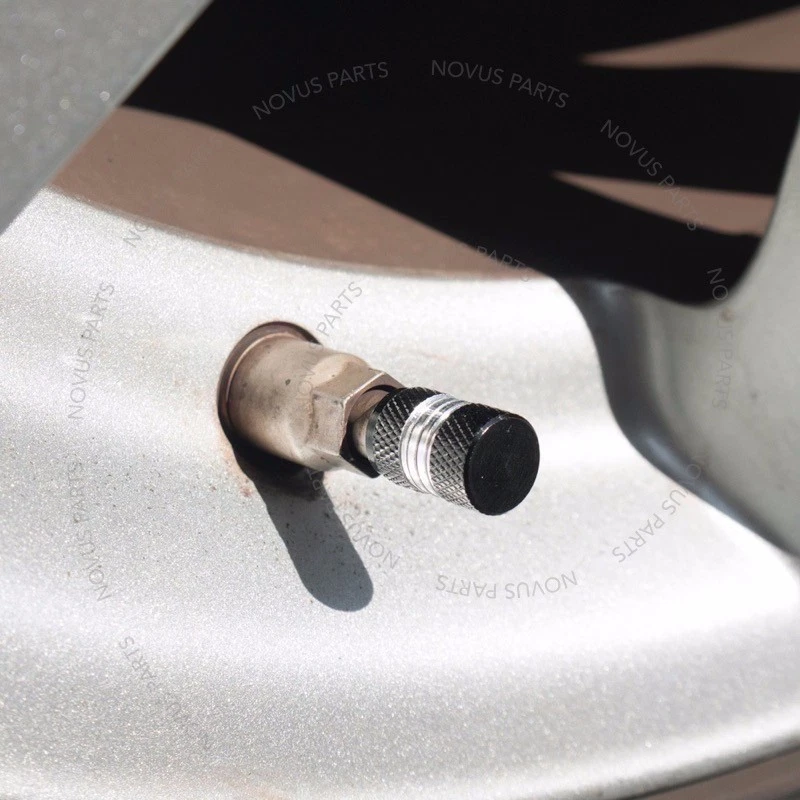 Tapa de válvula de neumático antideslizante para Hyundai Sonata Accent Elantra 4 piezas negra para todos Foto 4 de 4