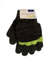 Capelli Boys Marled Mix 2 Pack Flip Gloves M/L, Grey