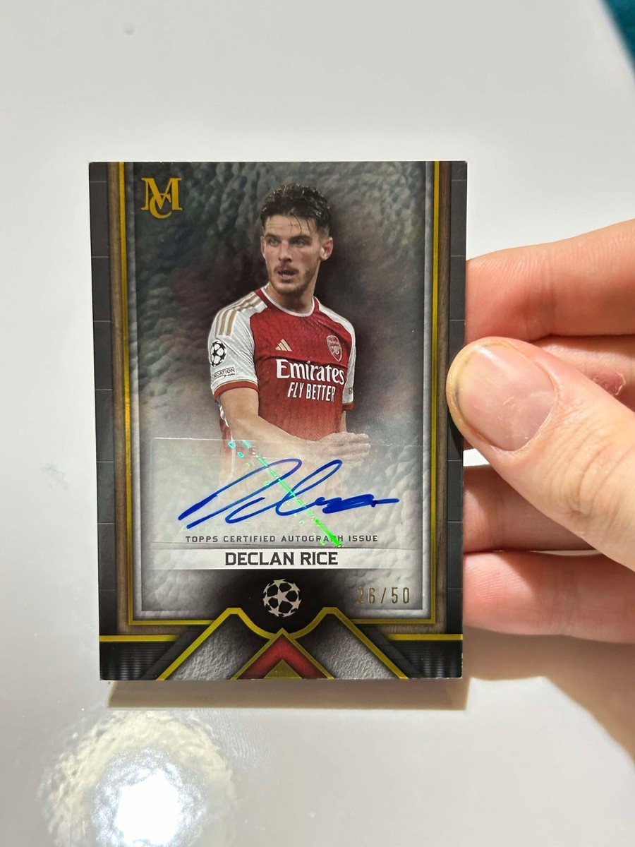 デクラン・ライス　オートグラフ Yahoo!オークション - 2023-24 Topps Museum Collection UEFA CL
