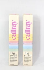 2 PACK Caliray Big Swell Hydrating Glassy Lip Plumper Gloss Full Size New Boxed