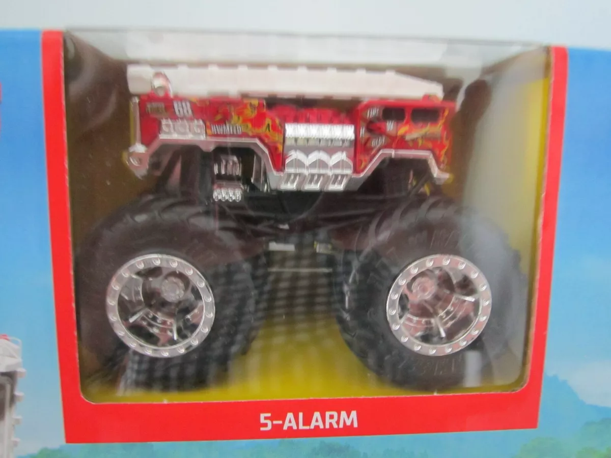 Hot Wheels Monster Trucks 5-Alarm Big Air Breakout Smash the Tower