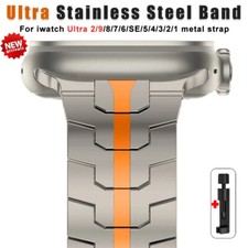 Stainless Steel Strap for Apple Watch Band Ultra3 49mm Series 11 10 9 8 7 6 45MM
