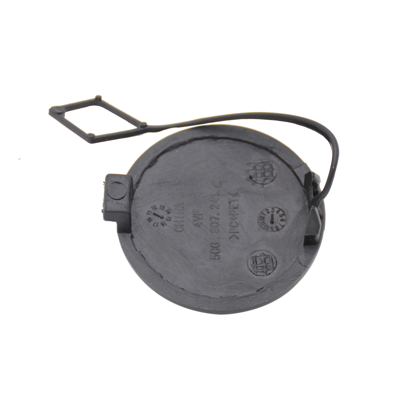 Front Bumper Tow Hook Eye Cover Cap For Volkswagen VW Jetta MK6 Senda