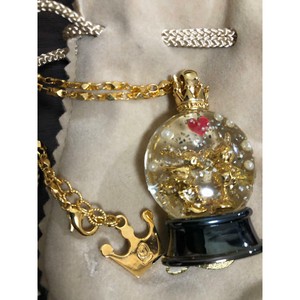 Rare Q Pot Disney Collaboration Necklace Snow Globe Ebay