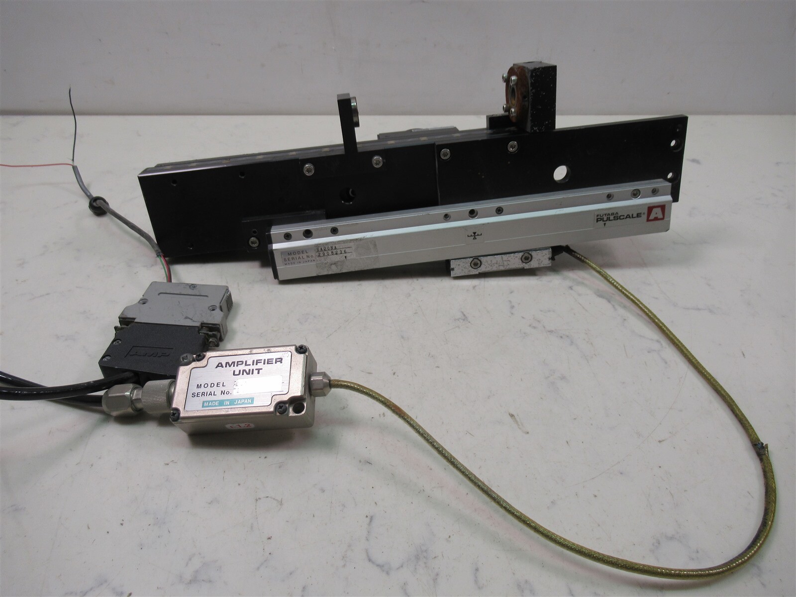 Parker Positioning Unit w/ Futaba Pulscale A SA20NA Digital Readout DRO Scale