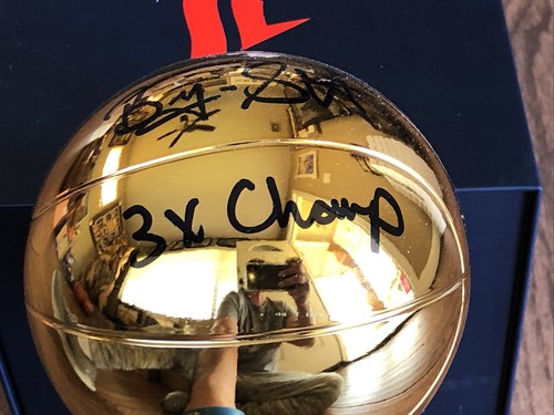 Byron Scott LA Lakers Signed Mini Trophy Autographed Inscription Beckett - Picture 4 of 6