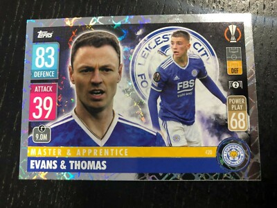 EVANS & THOMAS MATCH ATTAX Champions League 21/22 MASTER & APPRENTICE n 420