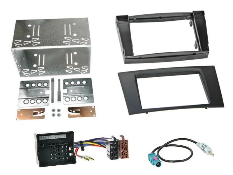 JVC Autoradio 2 DIN Bluetooth für Mercedes Benz E-Klasse 2002-2009 W211 S211 - Bild 2 von 4