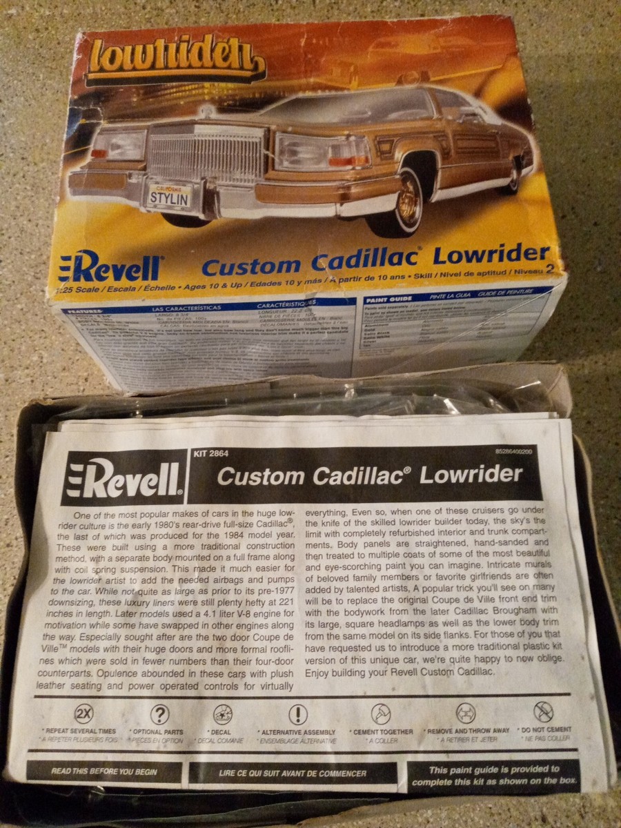 Revell 1/25 Custom Cadillac Lowrider Model Kit | eBay