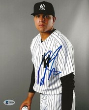 Dellin Betances signed New York Yankees 8x10 photo autographed BAS Beckett