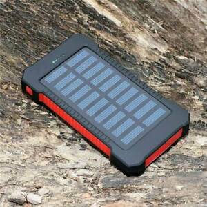 2000000mAh Dual USB Solar Battery Charger Portable Solar Power Bank For Phone US