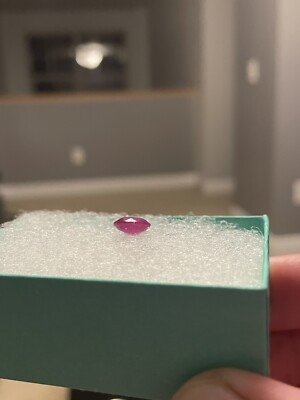 Natural 2.21 Carat Oval Red Ruby Gemstone